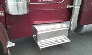 Custom cab panel.