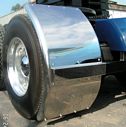 Custom Chrome 1/4 Fiberglass Fenders